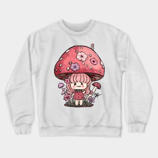 Strawberry Shroomy Crewneck Sweatshirt